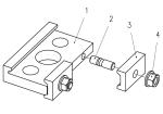 Rail connector Gamma G2